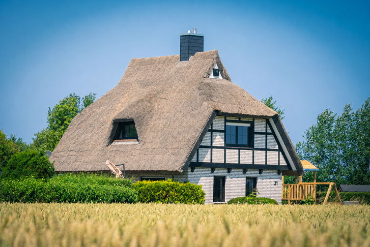 Reetdachhaus in Goos