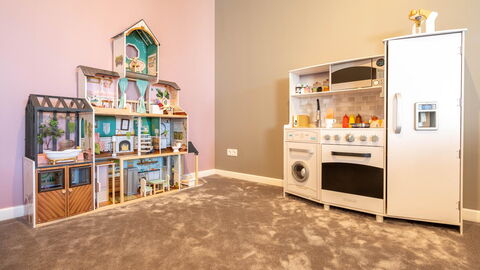 Kinderspielzimmer im Feriendorf am Bakenberg