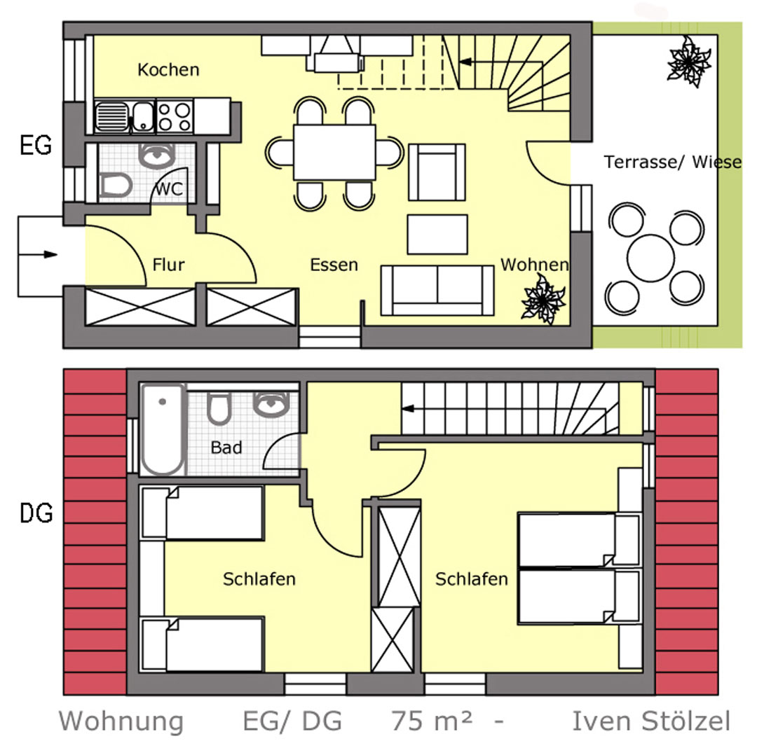 Ferienwohnung am Bakenberg 3 - Standard