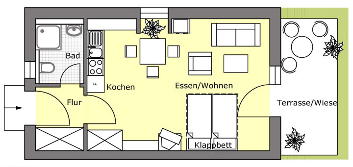 Ferienwohnung am Bakenberg 1 - Komfort plus